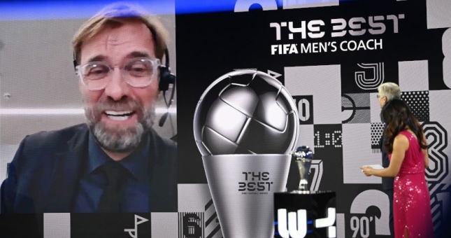 Klopp ngạc nhiên vì được trao giải The Best
