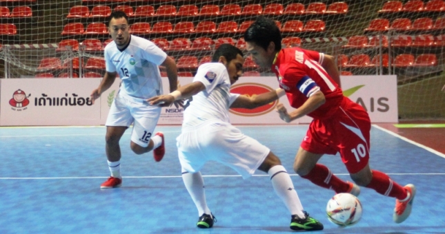 Futsal Myanmar dễ dàng đánh bại Timor Leste