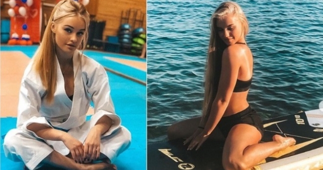 Bỏng mắt với thân hình bốc lửa của ngôi sao karate đẹp nhất nước Nga