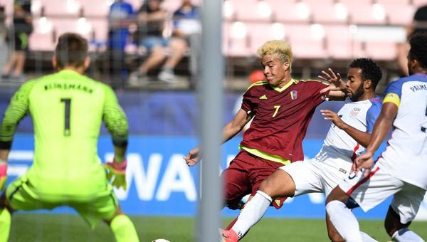 U20 Venezuela cần tới hiệp phụ để có thể đả bại U20 Mỹ