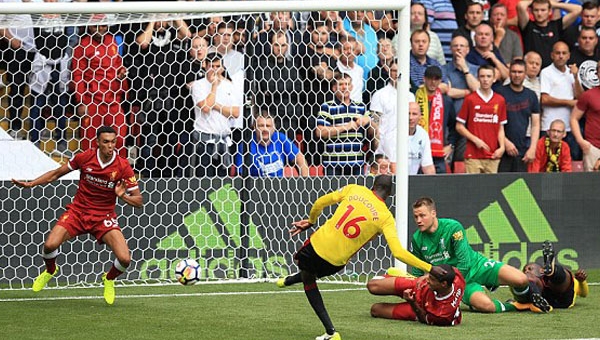  Liverpool bị Watford cầm hòa trong trận cầu siêu hấp dẫn