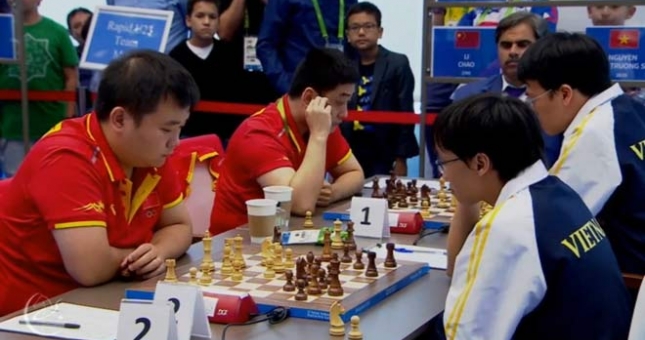 Trường Sơn, Quang Liêm thắng người TQ, giành HCV AIMAG 