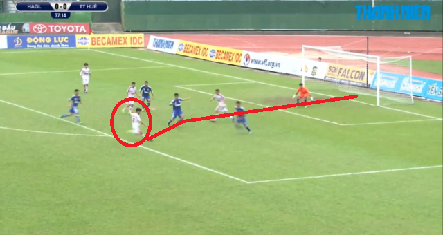 Trận U21 HAGL diễn biến bất ngờ với 2 bàn thắng trong 2 phút