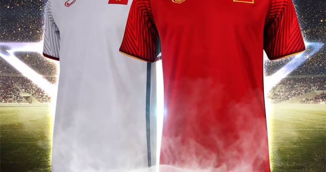 Các ĐTQG Việt Nam có áo đấu mới đẹp mắt