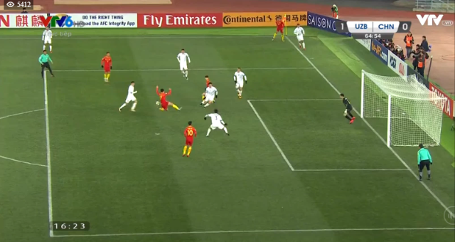 U23 Trung Quốc bỏ lỡ cơ hội bằng vàng một cách khó tin