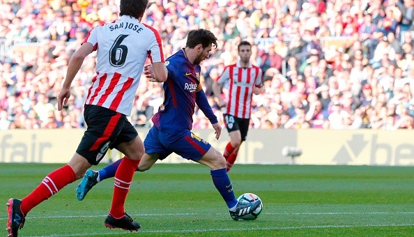 Messi lập công giúp Barca đả bại Athletic Bilbao