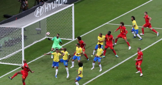 Thất bại trước ĐT Bỉ, Brazil rời World Cup 2018