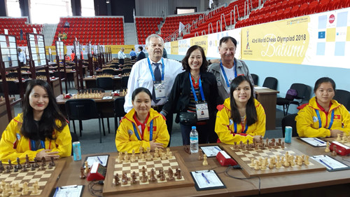 ĐT Cờ vua Việt Nam tạo ấn tượng mạnh tại Olympiad