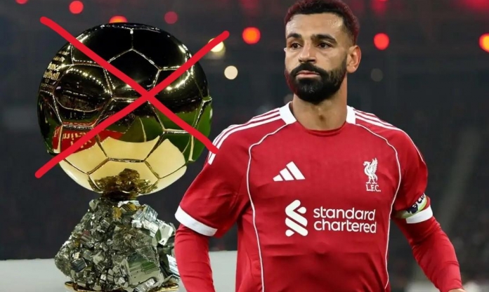 Liverpool lên tiếng sau khi Salah tiếp tục lỡ hẹn với Quả bóng Vàng