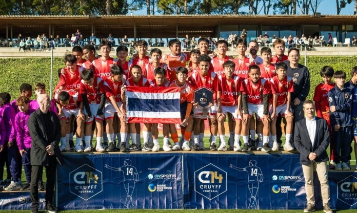 Vượt qua Barcelona, đội Thái Lan vô địch giải ở châu Âu