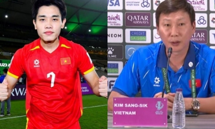 HLV Kim Sang Sik lên tiếng về Đình Bắc trước thềm bán kết với U23 Trung Quốc