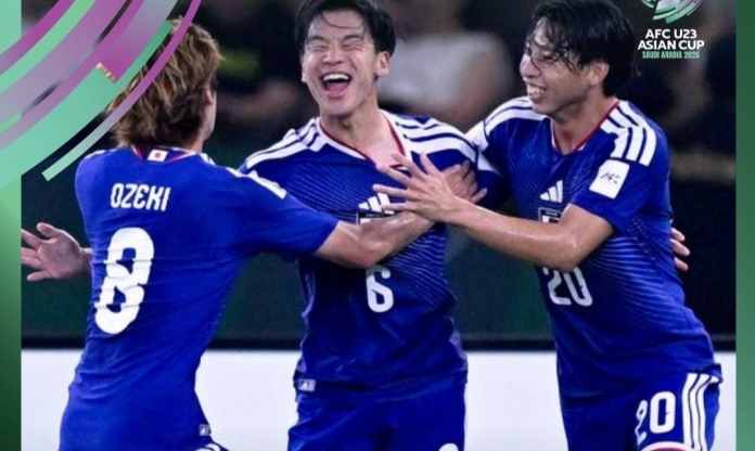 U23 Nhật Bản lập kỷ lục chưa từng có ở giải đấu