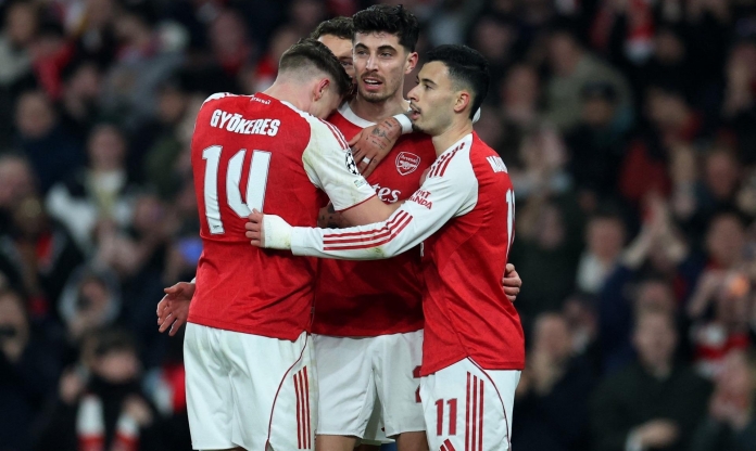 Arsenal lập kỷ lục chưa từng có tại Champions League