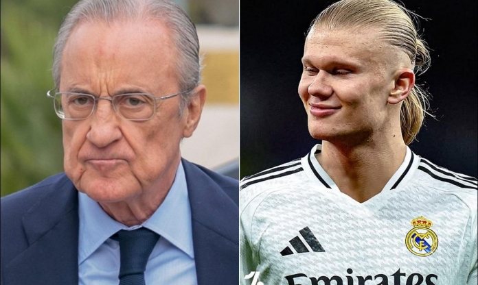 Chủ tịch Perez thả tín hiệu Real Madrid chiêu mộ Haaland