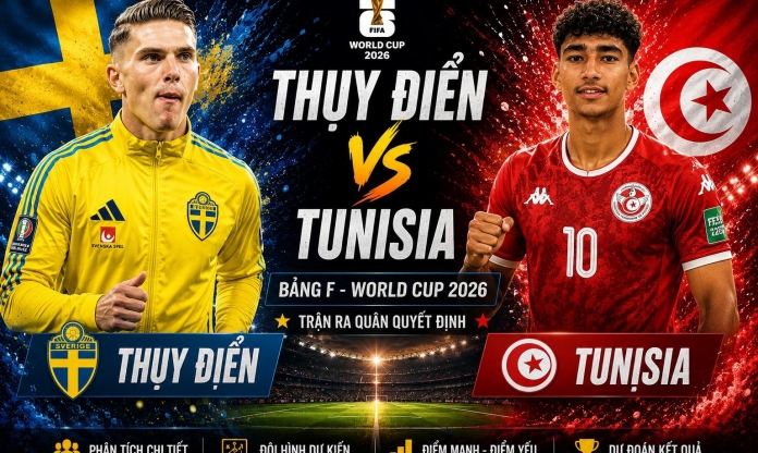 Đội hình mạnh nhất Thụy Điển vs Tunisia: Hàng công thượng hạng!