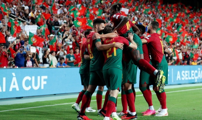 Bồ Đào Nha đại thắng 9 sao khi Ronaldo không góp mặt 1 phút nào
