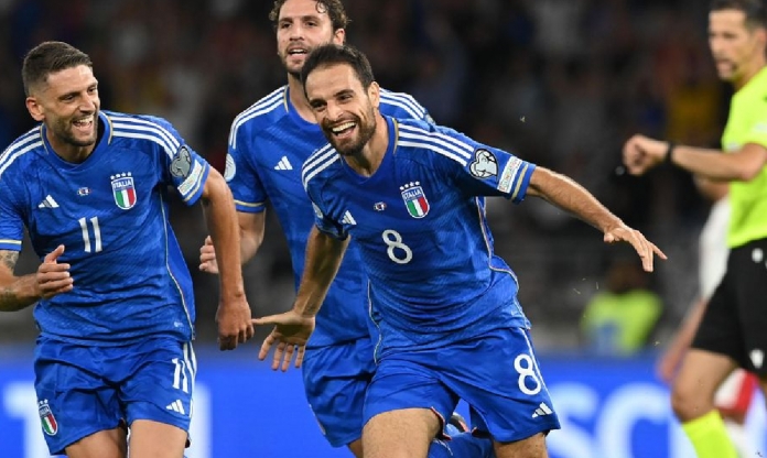 Trên cơ hoàn toàn, tuyển Ý áp sát ngôi đầu bảng tại Vòng loại Euro 2024