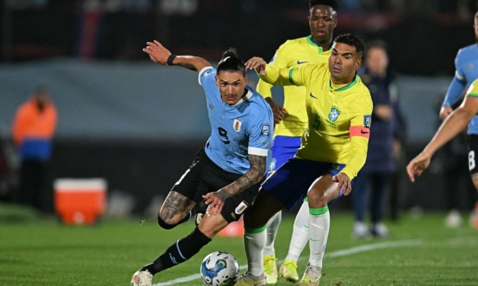 Darwin Nunez chói sáng, Uruguay hạ đo ván Brazil tại Vòng loại World Cup 2026