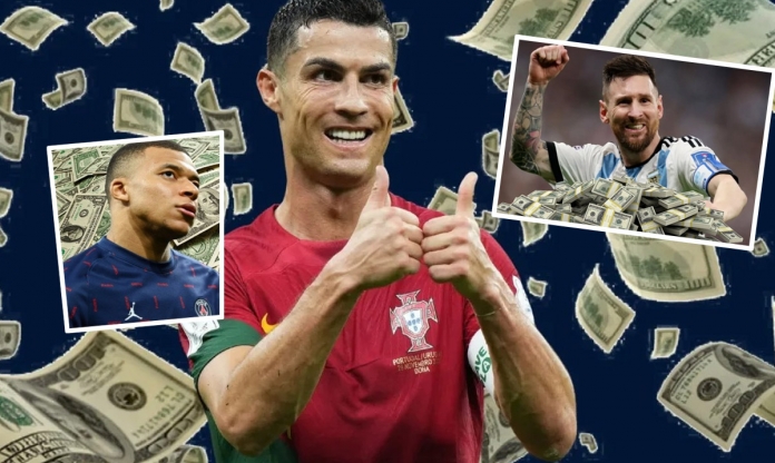 NÓNG: VĐV kiếm tiền nhiều nhất, Ronaldo và Messi cộng lại chưa bằng một nửa