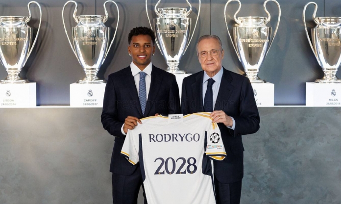 CHÍNH THỨC: Rodrygo gia hạn hợp đồng với Real Madrid