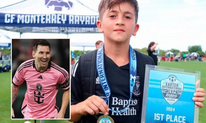 Con trai Messi gây sốt khi chơi xuất thần, giúp đội trẻ Inter Miami đoạt cúp