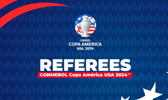 Danh sách trọng tài được triệu tập tại Copa America 2024