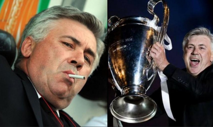 Carlo Ancelotti đi vào lịch sử Cúp C1 với thành tích không tưởng