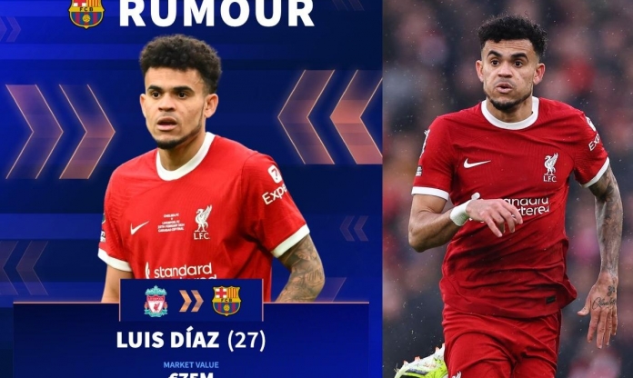 Liverpool chốt giá bán Luis Diaz cho Barca