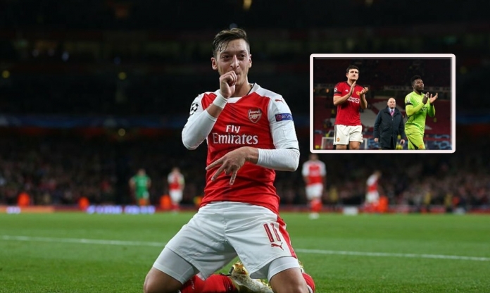 Hàng thủ MU tỏa sáng, Mesut Ozil hùng hồn tuyên bố khiến anti phải câm lặng