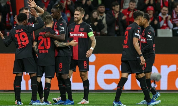 Bayer Leverkusen thắng tưng bừng, xây chắc ngôi đầu bảng H
