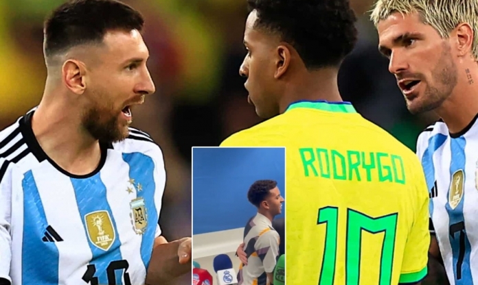 Đề cập vụ nói Messi là 'đồ hèn', Rodrygo đưa ra câu trả lời khiến tất cả phải bật cười