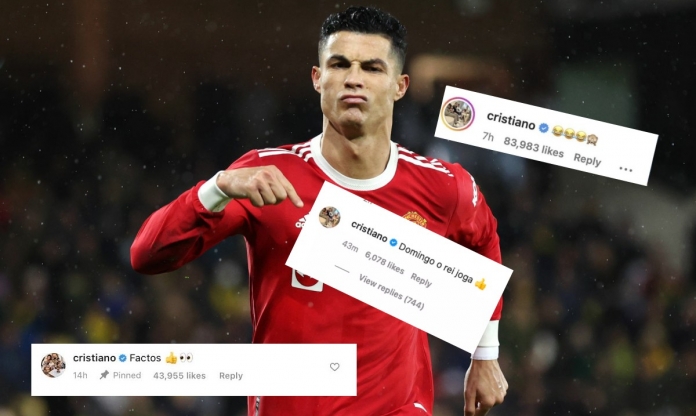 Những pha bình luận kinh điển của 'vua mạng xã hội' Cristiano Ronaldo