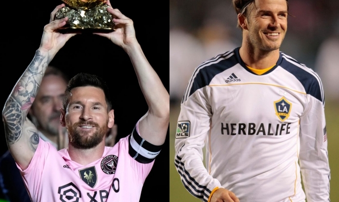 Messi được công nhận vượt trội hơn so với Beckham tại MLS