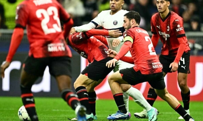Tấn công mãn nhãn, Mbappe bất lực nhìn PSG thua sát nút trước AC Milan