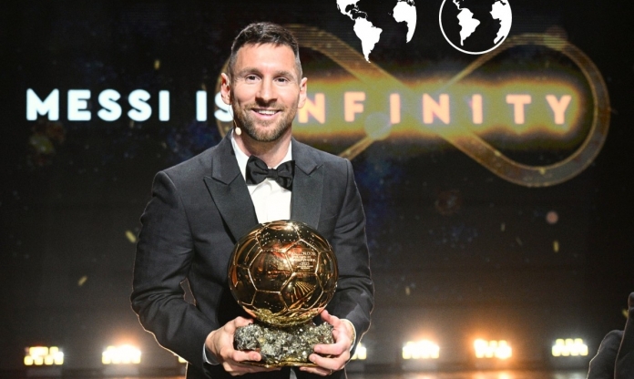 Sở hữu Quả bóng Vàng 2023, Messi lan tỏa thông điệp ấn tượng tới toàn hành tinh
