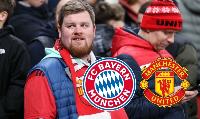 Fan Bayern bức xúc tại Old Trafford, như người một nhà với MU