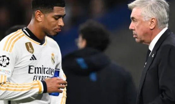 Ancelotti thay ngay Bellingham vì trọng tài liên tục lặp lại 4 từ