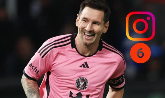 Tiết lộ 6 CLB Messi theo dõi trên Instagram, góp mặt 2 đội NHA