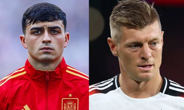 Pedri cảm ơn Kroos sau khi chia tay Euro 2024