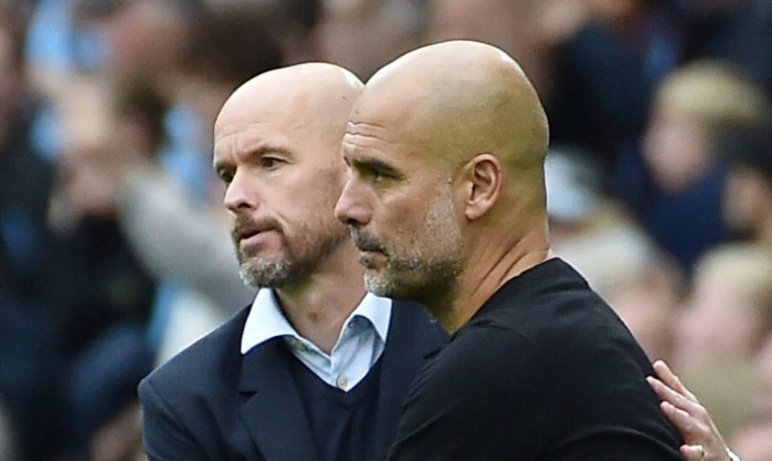 Pep Guardiola làm Ten Hag muối mặt khi nói về sức mạnh của MU