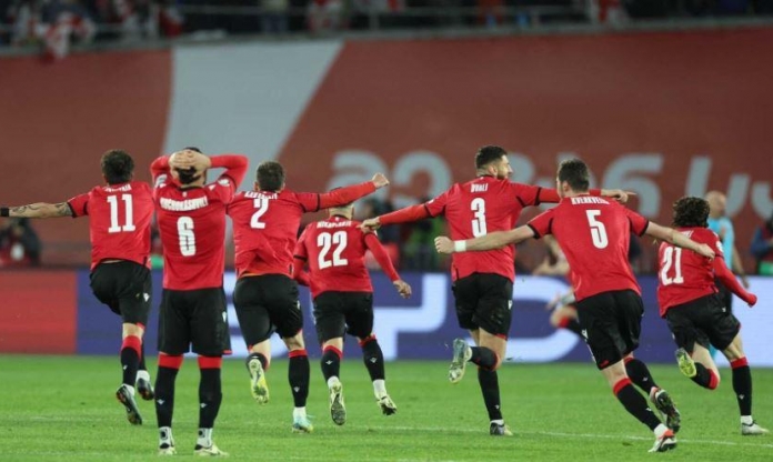ĐT Georgia được thưởng nóng gần 270 tỷ sau trận thắng Bồ Đào Nha