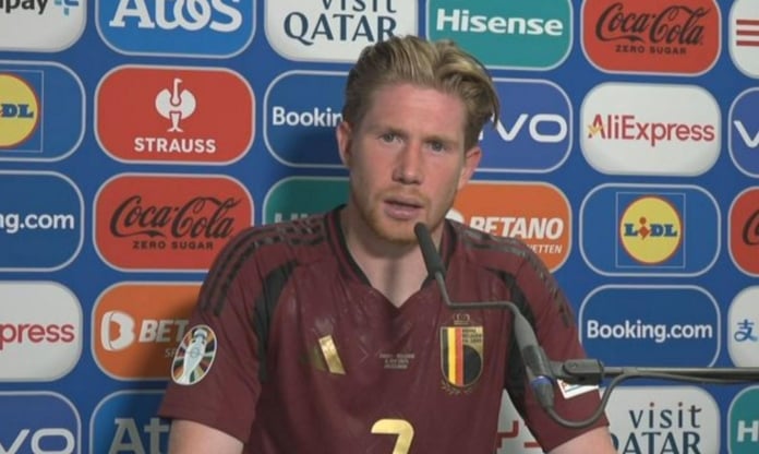 De Bruyne nổi giận mắng phóng viên khi Bỉ bị loại khỏi Euro 2024