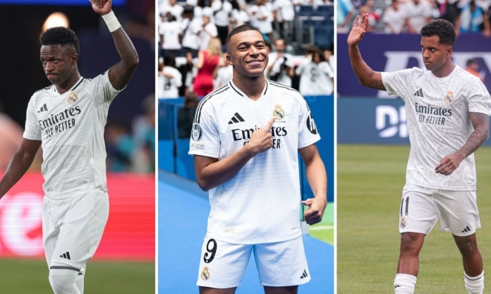 Real Madrid chính thức công bố đội hình đá Siêu cúp châu Âu: Mbappe xuất trận