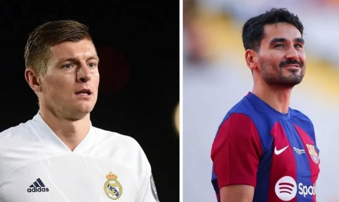 Toni Kroos chế giễu Barca bán Ilkay Gundogan miễn phí