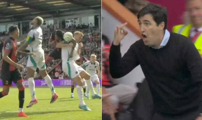 Bournemouth cay đắng mất 3 điểm ở Ngoại hạng Anh vì tranh cãi VAR