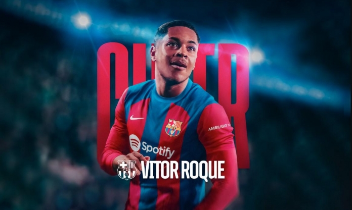 CHÍNH THỨC: Barca xác nhận Vitor Roque ra đi sau 8 tháng gia nhập