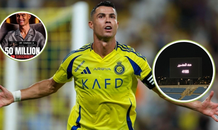 Ronaldo phá kỷ lục YouTube, nhưng Al Nassr vẫn... vắng bóng khán giả