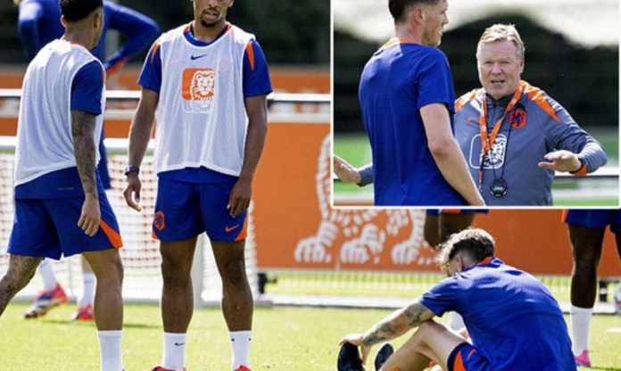Cựu sao Manchester United và Jurrien Timber hục hặc tại tuyển Hà Lan