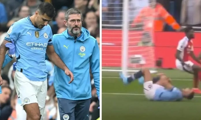 Rodri chấn thương nặng, Man City lo sốt vó