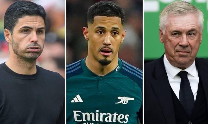 Arsenal nói thẳng với Real Madrid về William Saliba